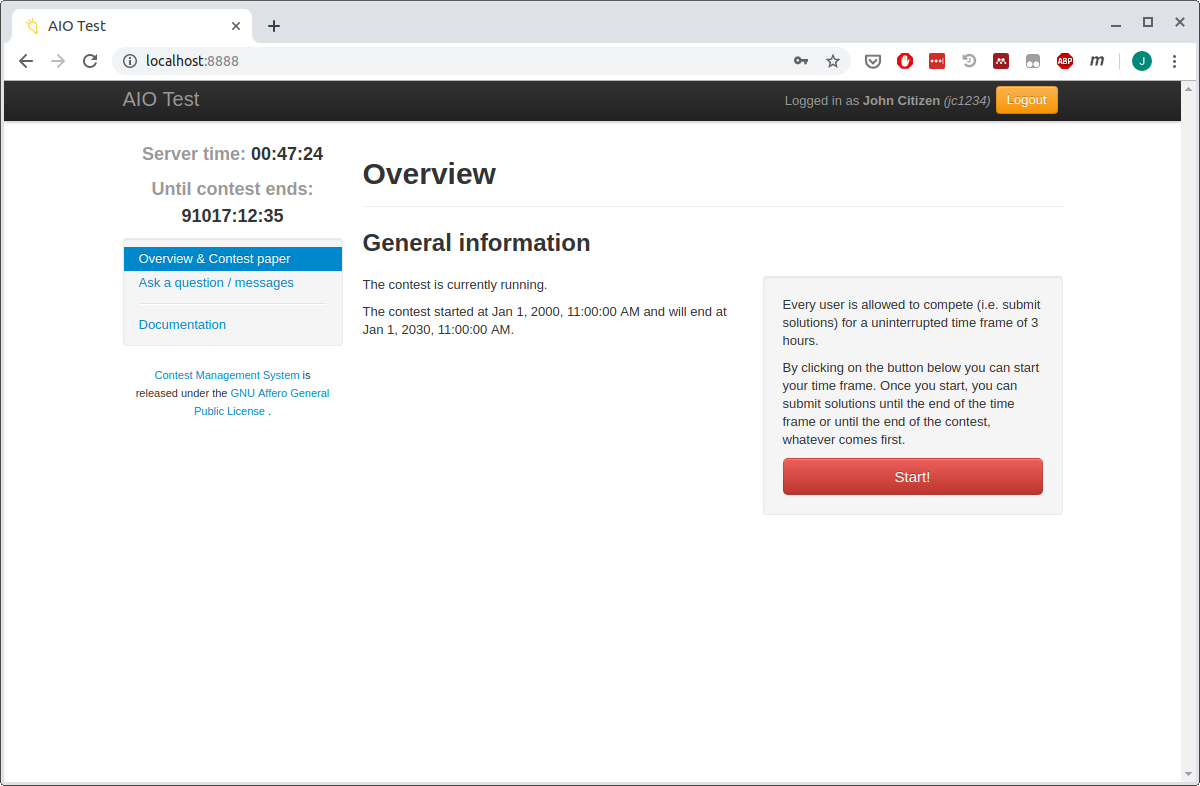 input and output filenames